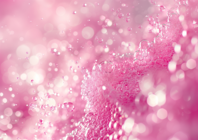 Pink Extract with Bubbles