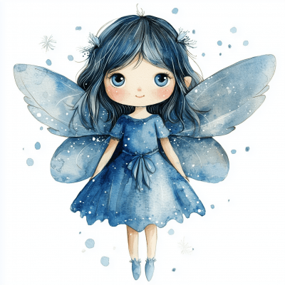 Winter Fairy Illustration