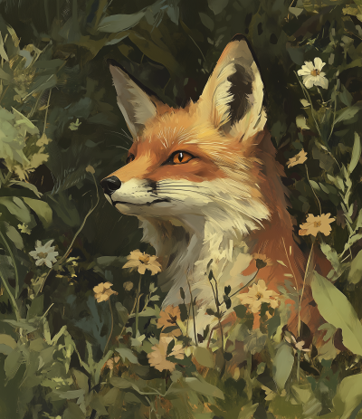 Red Fox in Nature