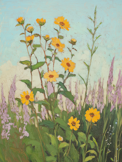 Flowers in a Meadow