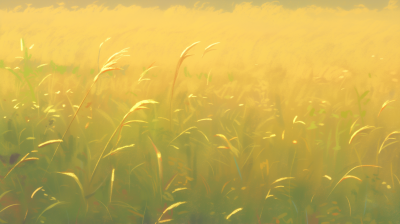 Pastel Grassy Field