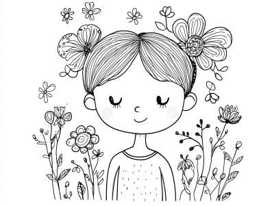 Simple Coloring Page