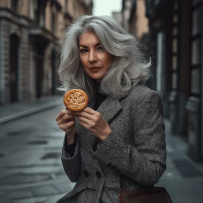 High Fashion Cookie Portrait