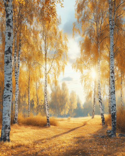 Golden Autumn Landscape