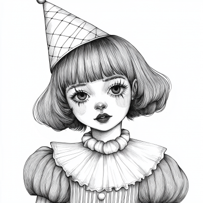 Kawaii Clown Girl