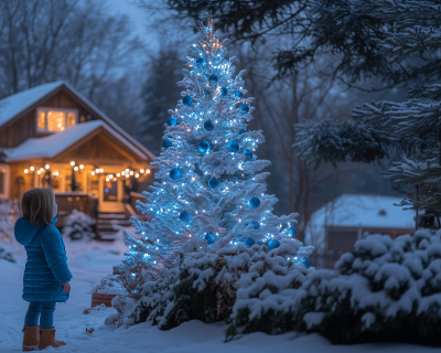 Christmas Night in the Garden