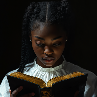 Young Girl Reading