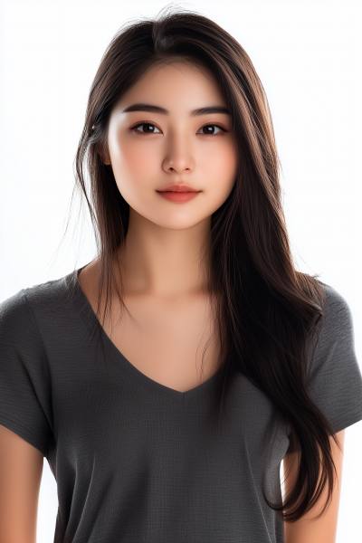 Beautiful Chinese Girl Portrait