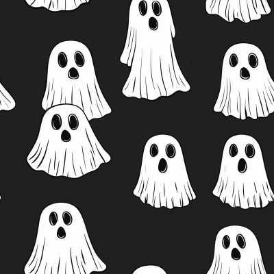 Ghostly Repeating Pattern Design