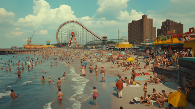 Coney Island in the 1950s