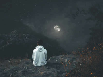 Moonlit Contemplation