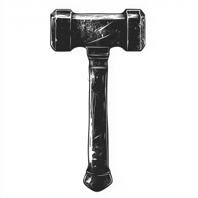 Medieval Hammer Silhouette