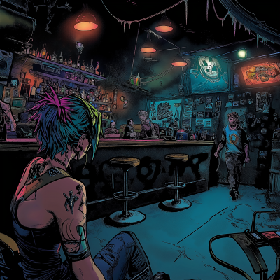 Punk Bar Scene