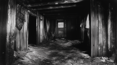 Interior of Chinese hut in a Goldfield in the 1900s