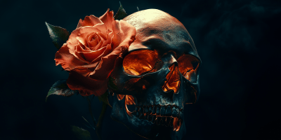 Skull Rose