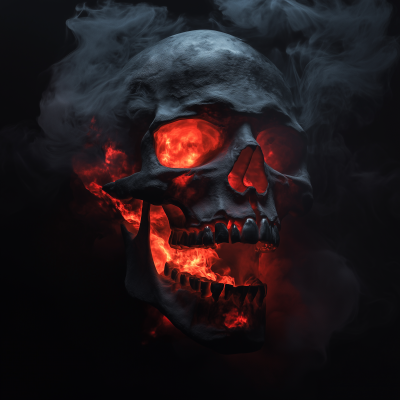 Glowing Skull