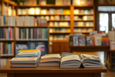 Books on Table