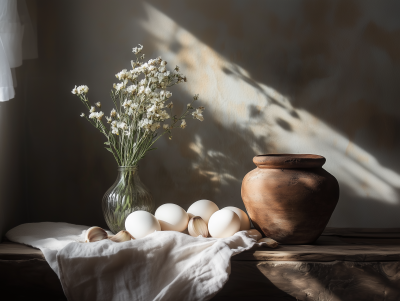 Soft Neutral Still Life