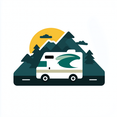 Minimalist Logo Design for RV Rental Company