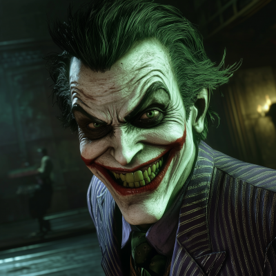 The Joker in Arkham