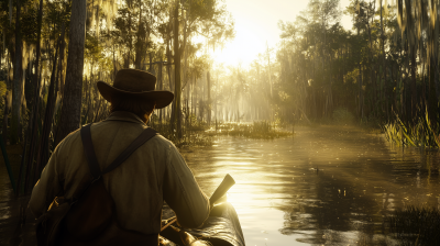 Hunter in the Bayou