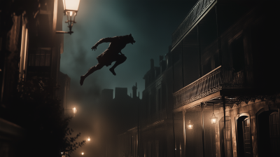 Werewolf Jumping in New Orleans