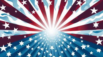 Bright Stars and Stripes Design