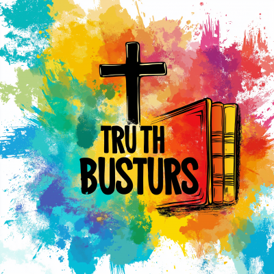 Colorful Bible and Cross Banner Design