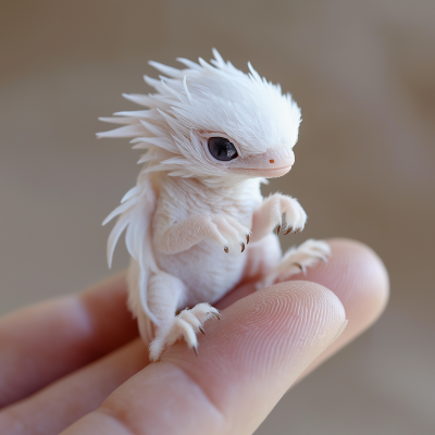 The Tiny White Eastern Dragon