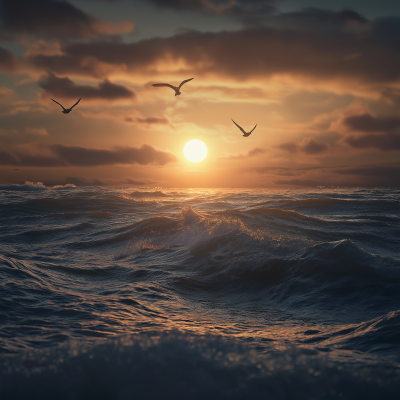 Cinematic Ocean Landscape