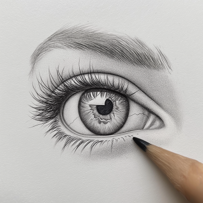 Minimalistic Eye Drawing