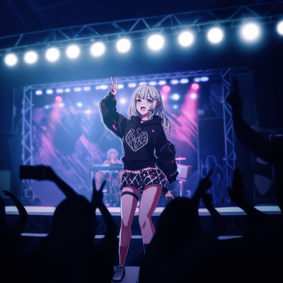 Anime Character on Stage