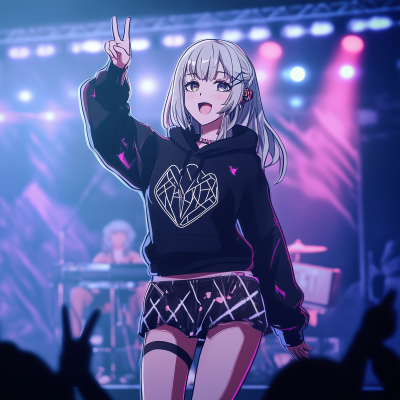 Anime Character on Stage