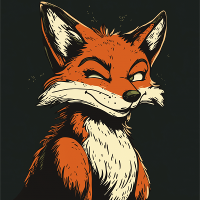 Red Fox Tee Shirt Logo