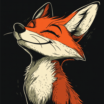 Red Fox Tee Shirt Logo