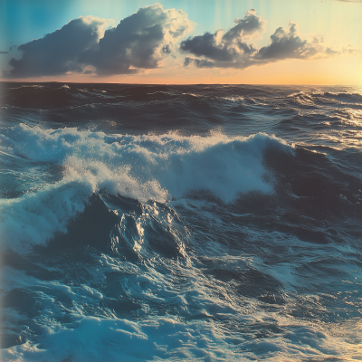 Vintage Ocean Waves