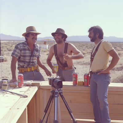 Men Working on a Deck