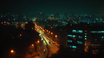 1980’s Bangalore Night Scene