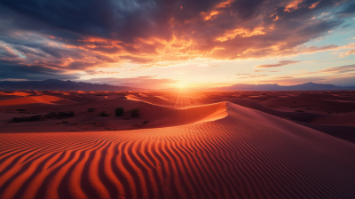 California Desert Sunset