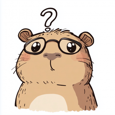 Confused Capybara