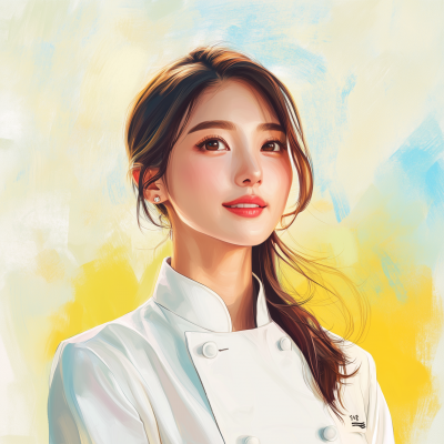 Korean Woman Chef