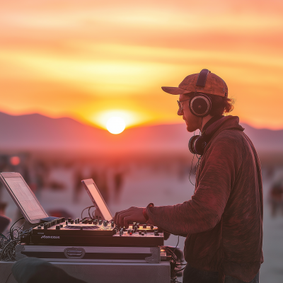 DJ Oetzi at Burning Man