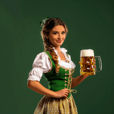 Oktoberfest Beer Maid Woman