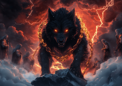 Fenrir the Wolf in Norse Mythology