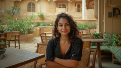 Portrait of a Beautiful Indian Woman