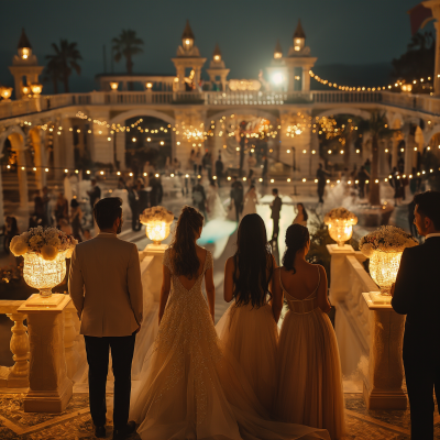 Wedding Celebration at a Luxurious Hotel