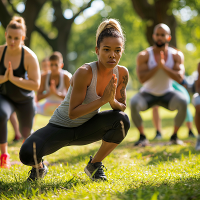 Outdoor Fitness Class