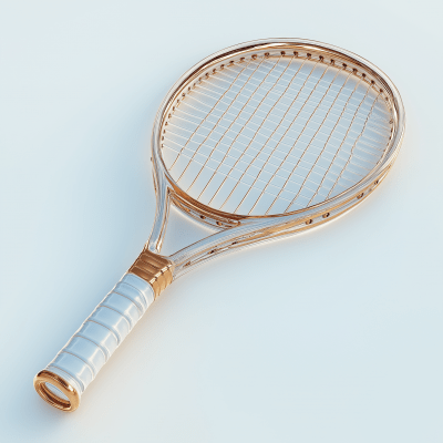 Minimalistic Tennis Racket