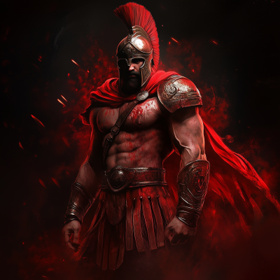 Hot Male Spartan God of War