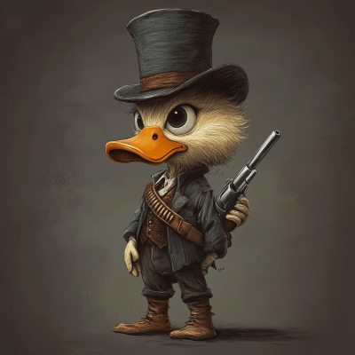 Fantasy Duck Boy Character